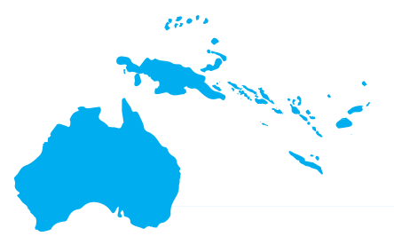 map of the south pacific